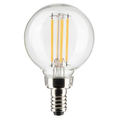 4 Watt Vintage Edison Dimmable G16.5 Candelabra (E12) LED Bulb - 350 Lumens And 90CRI