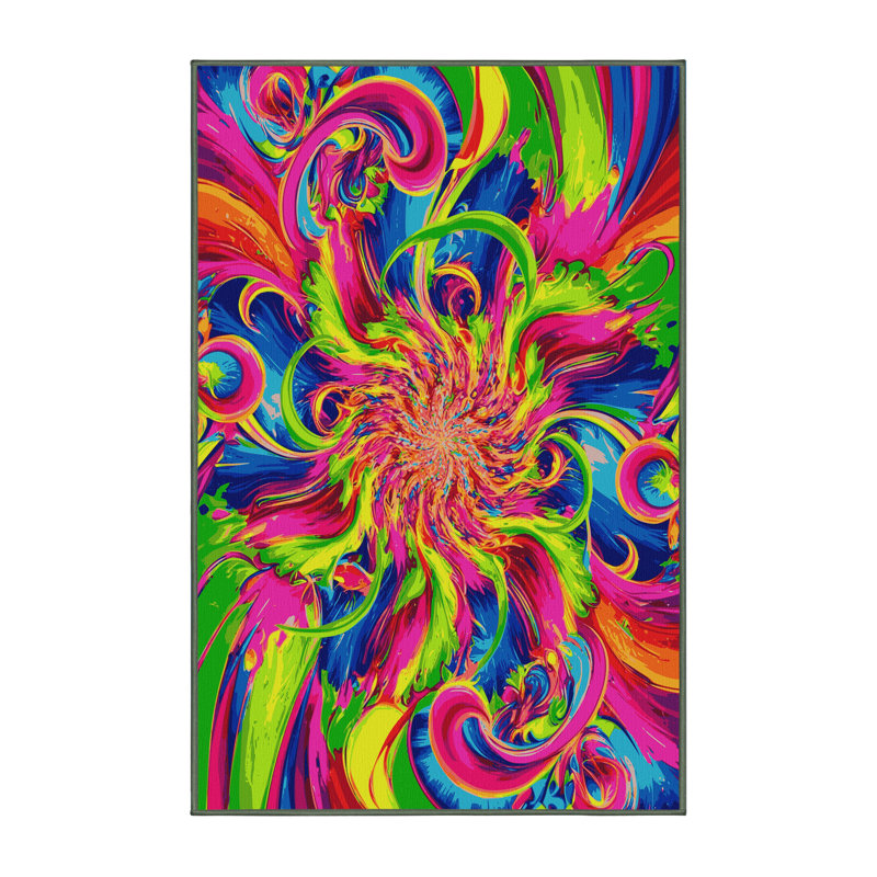 Mind Melt Rug, Rectangle 6' x 9'