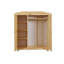 Bern Hinged Door Wardrobe - Solid pine wood-106534053