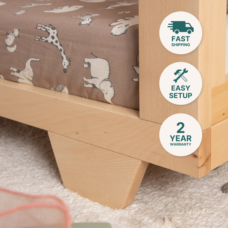 Spirit 8-in-1 Convertible Crib, Natural