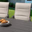 Patio 7-Piece Dining Table Set with Umbrella Hole and PVC-coated polyester Chairs-1233341021