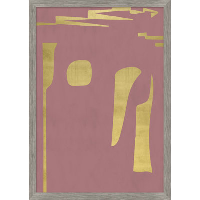 Composition rosé et doré 2