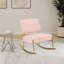 Petite chaise berçante rembourrée-105528052