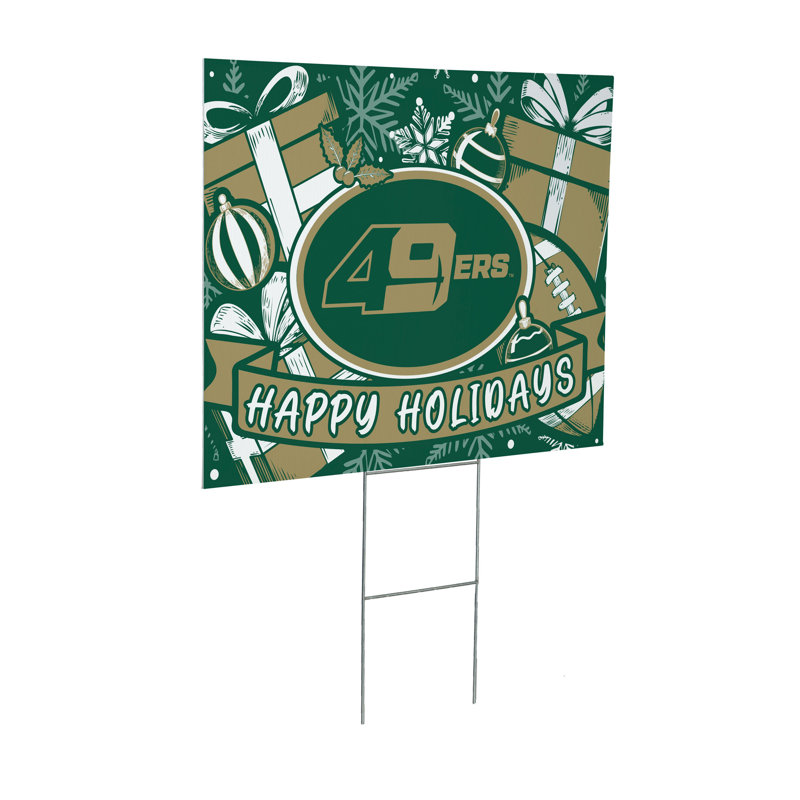 Université de la Caroline du Nord / Charlotte Yard Sign, Holiday