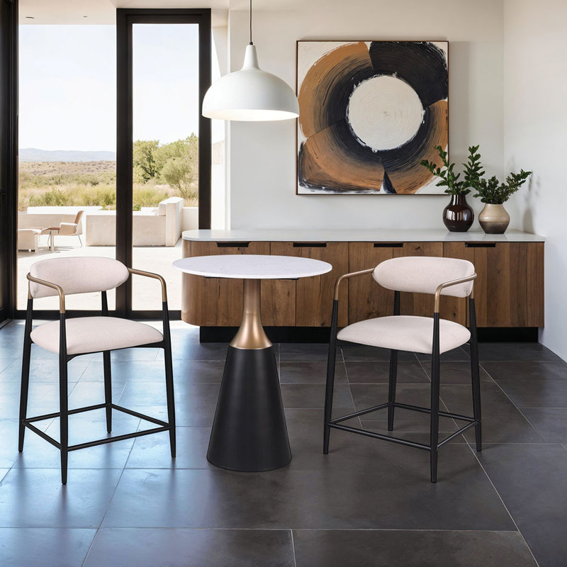 Chaise de salle à manger à hauteur de comptoir 2 pièces