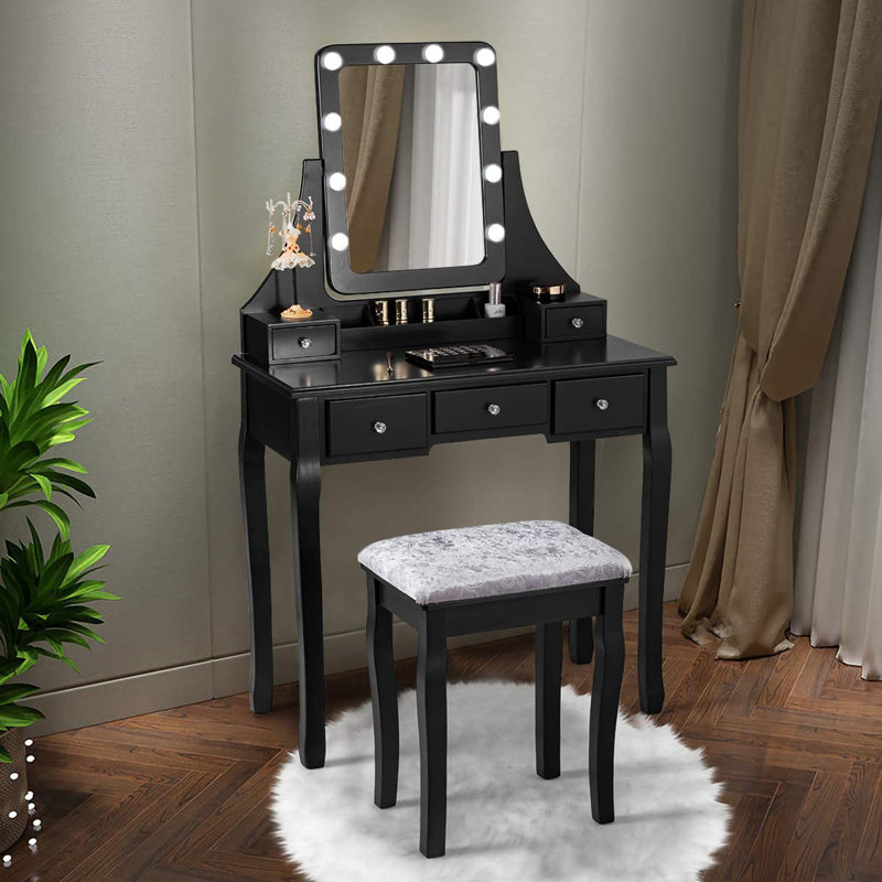 Crutchfield Dressing Table with Mirror
