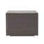 Coffre de rangement extérieur gris avec fer, 33,46 po Profondeur x largeur 24,84 po, pour boîte de patio - et po, élément