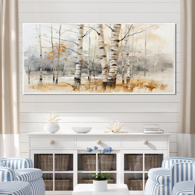 «Winter Birch Wood Forest I - Tree Birch», art mural