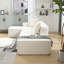Beige avec une atmosphère douillette, revêtement rembourré, sans assemblage, ambiance élégante