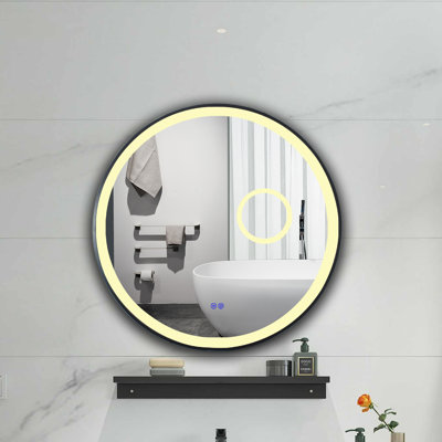 Largent Flat Wall Mirror