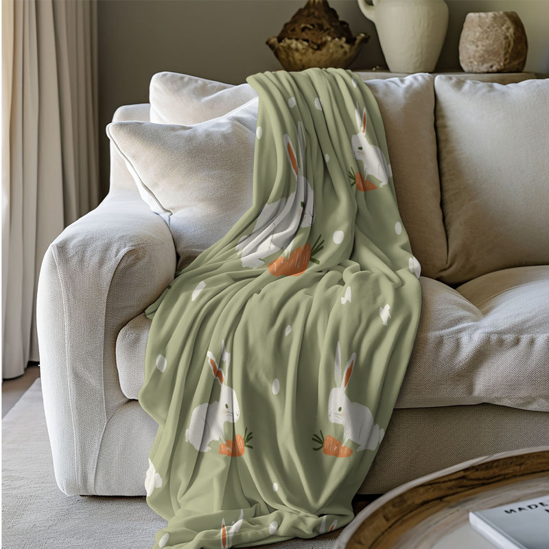 Boho Bunny - 1 Piece Premium Blanket, Queen