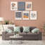 6 Piece Wrapped Canvas Wall Art