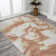 Cordier Abstract Two-Tone Modern Orange/Cream Rug