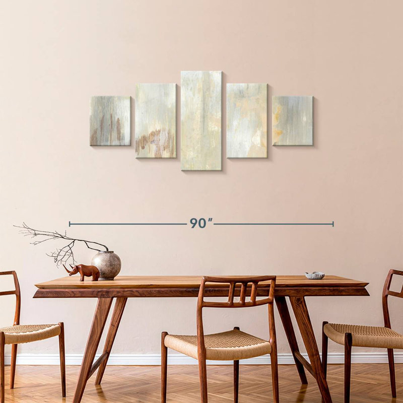 Avery Barely Blush I, 34" H x 74" W