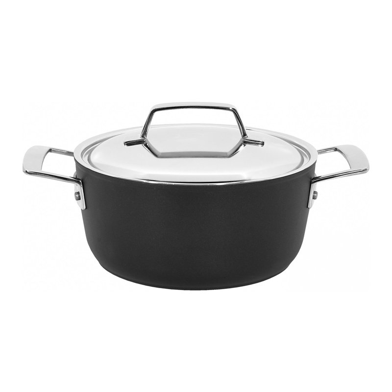 Demeyere Non-Stick Aluminum Round Dutch Oven, 2.5 qt