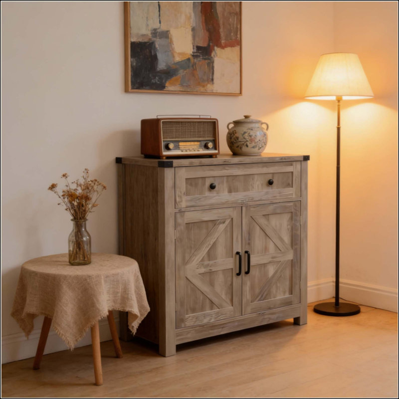 Buffet Farmhouse, Light Gray