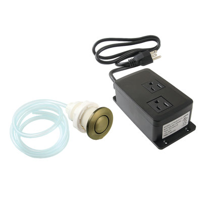 Kingston Brass Trimscape Dual Outlet Garbage Disposal Air Switch Kit