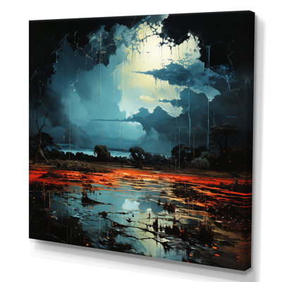 Dramatic Lightning Nights VII - Landscapes Wall Decor