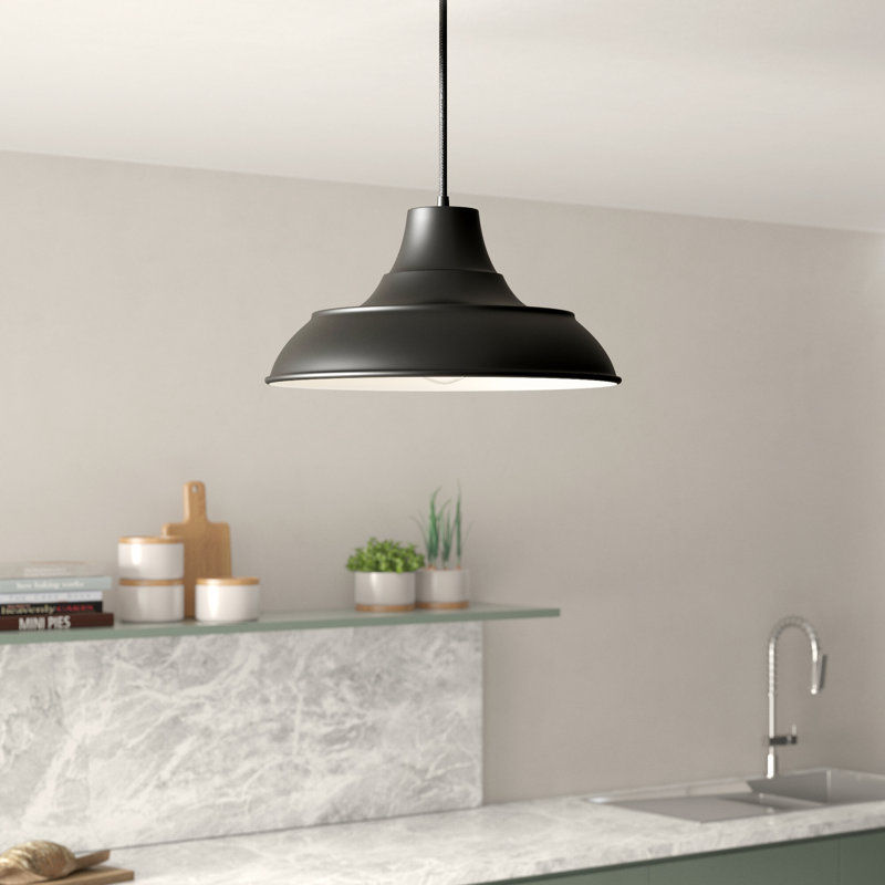 Luminaire suspendu en dome à 1 lumière