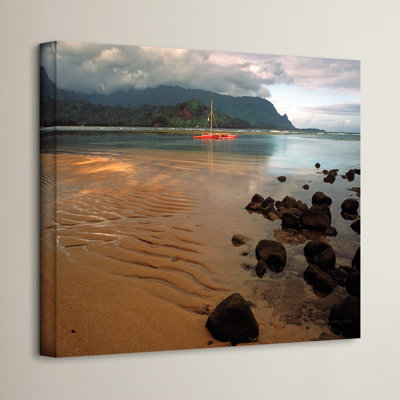 «photo graphique hanalei bay at dawn» sur toile