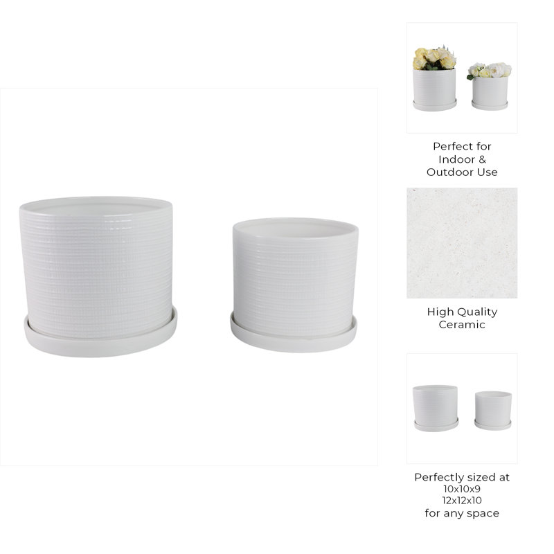 Handmade Ceramic Planter Set