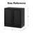 Rattan Storage Cabinet with Adjustable Shelves-128548-4129924