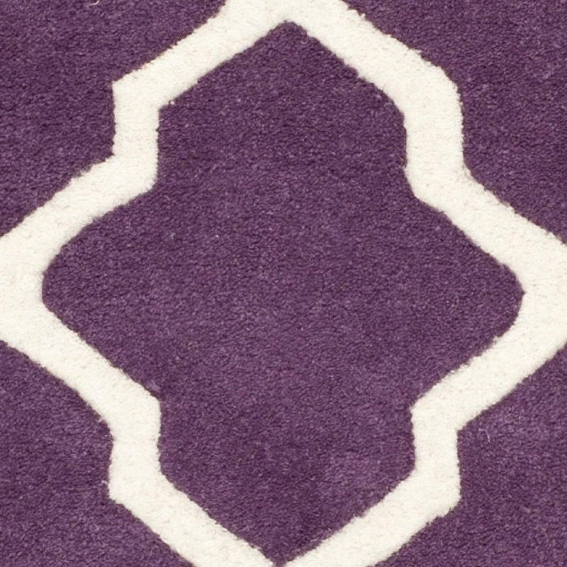 Carolene Hand Tufted Wool Geometric Rug, Runner 2'3" x 7'