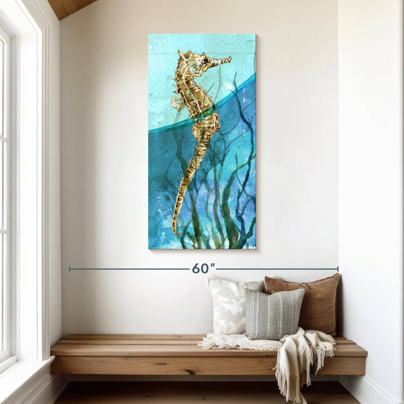 Atlantic Seahorse, 48" H x 24" W