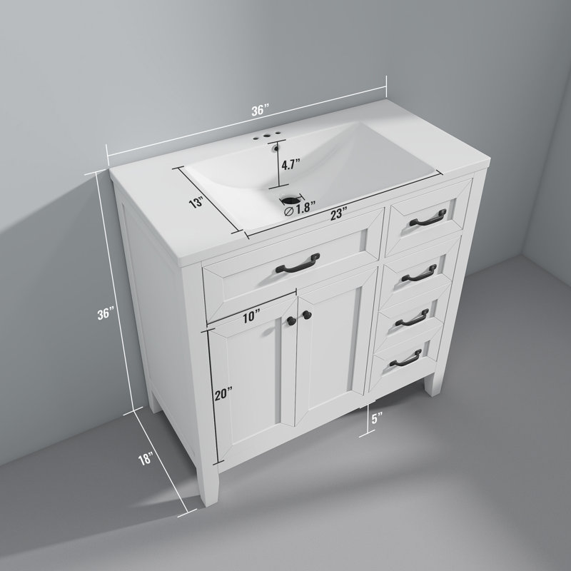 Ensemble de meuble-lavabo simple 36 po Scottlynn