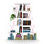 Rangement pour bibliothèque 5 niveaux Furnish Home Store-205140636