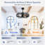 Ventilateur de plafond grillagé de 71 cm (28 po) avec lumière et télécommande, moteur à courant continu
