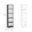 Aliyyah 45cm W Bookcase-1612949199
