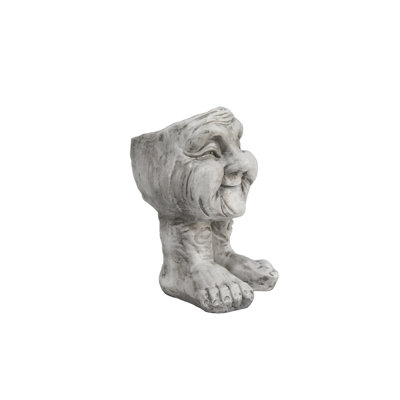 Whimsical Harmony - Old Lady Planter Pot