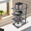 Rangement de casseroles et comptoirs 4 niveaux-149426166