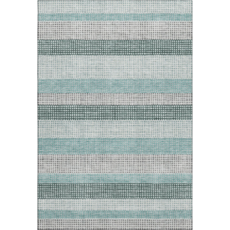 Premium Machine Washable Ansley Stripes Rug, Rectangle 5' x 7'6"