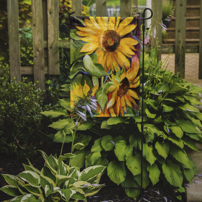 Drapeau de jardin 2 côtés tournesol
