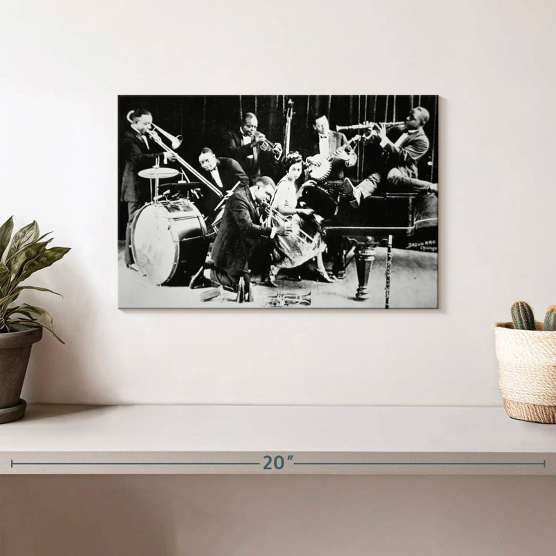 Abarca King Oliver's Creole Jazz Band, 8" H x 12" W