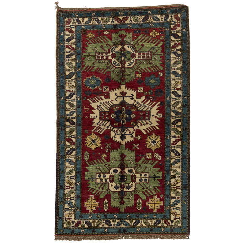 One-of-a-Kind 5'2" X 7' Hand Knotted Area Rug