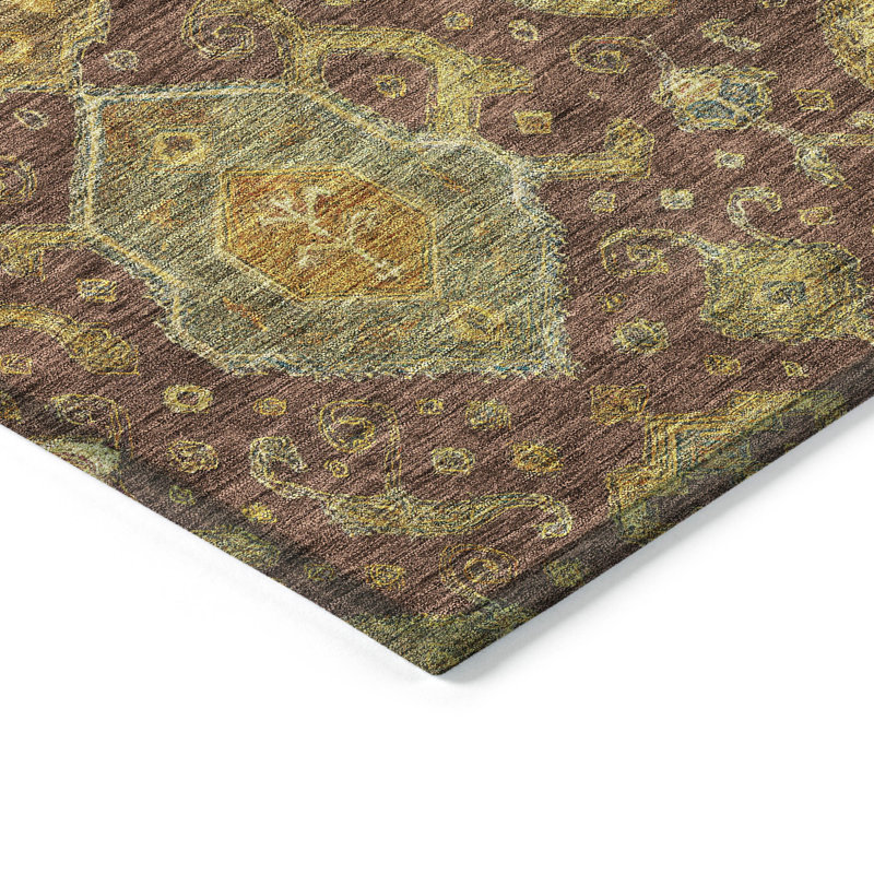 Machine Washable Indoor/Outdoor Chantille ACN2306 Global Rug, Rectangle 10' x 14'