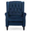 Conatser 78cm Wide Velvet Wing Chair Recliner-383786809
