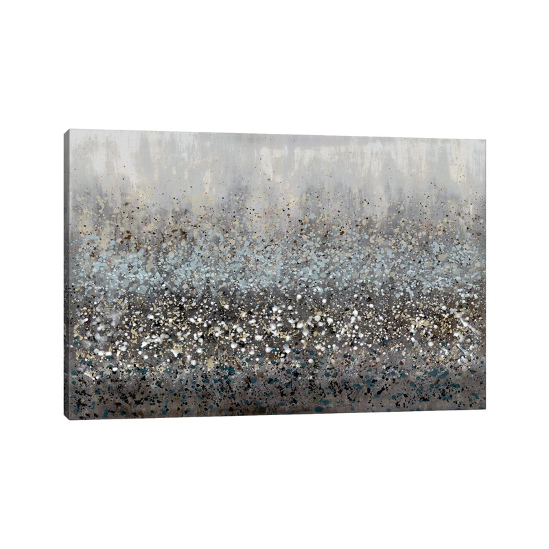 «Drip Field I» par Doris Charest - Estampe numérique sur toile tendue avec châssis, H 8 po x l 12 po x P 0,75 po
