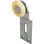 Wardrobe Door Front Roller Assembly, 1 in., Convex Nylon Roller (2 Pack)