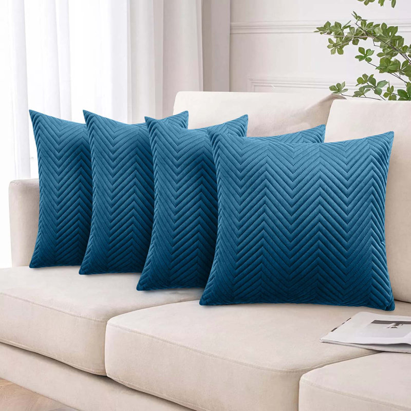 Square Throw Pillow Insert, Teal