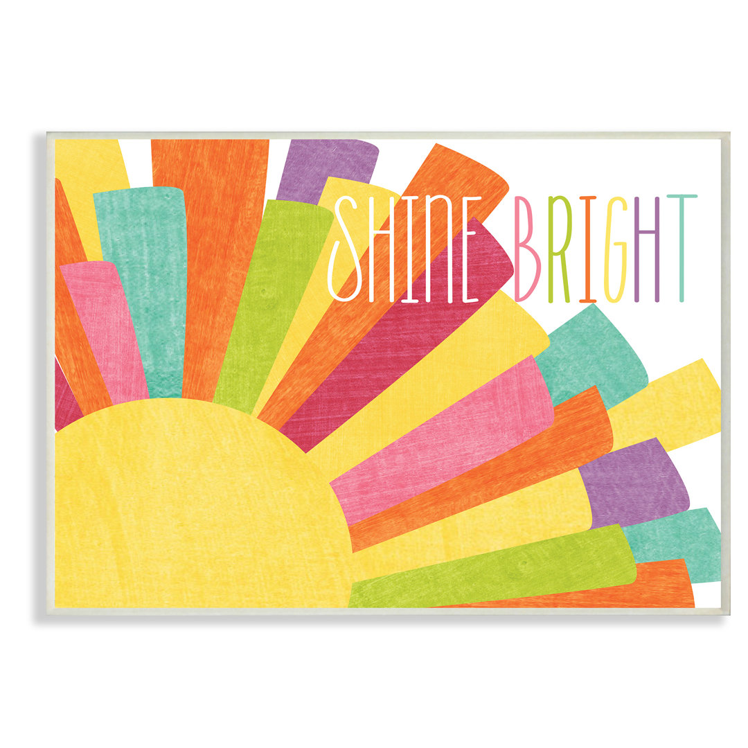 Krahn 'Shine Bright Colorful Sun' Art Viv + Rae™ 