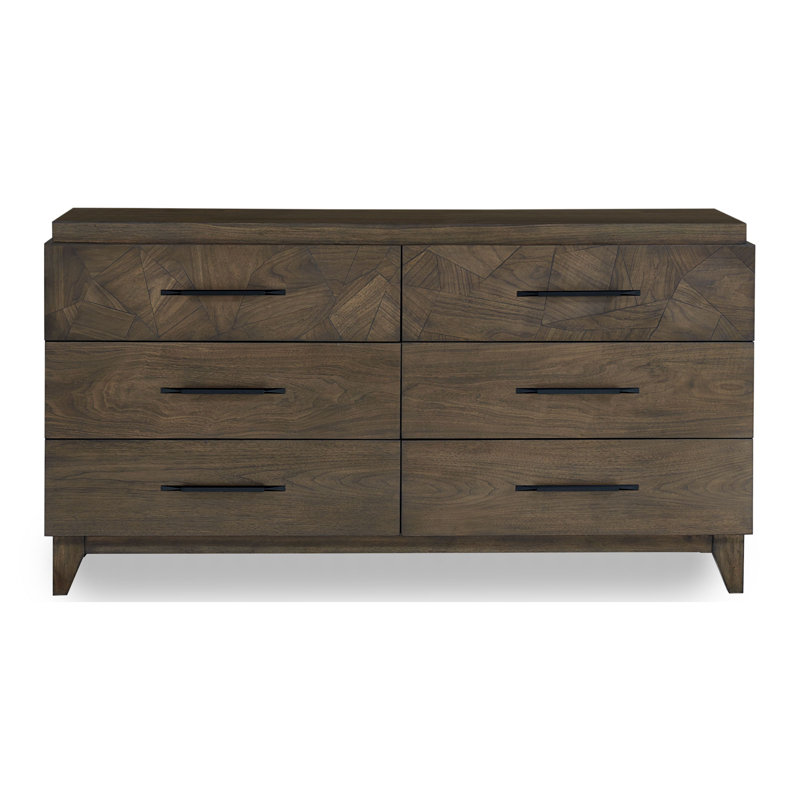 Huascar 68'' W 6 - Drawer Dresser, Brown