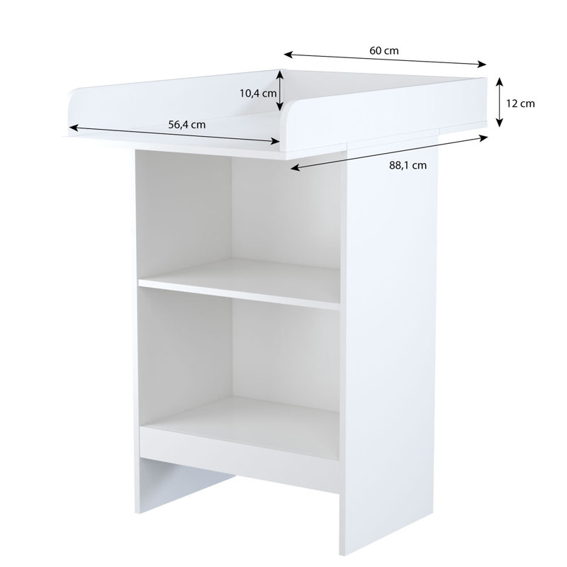 Changing table Model 602, White