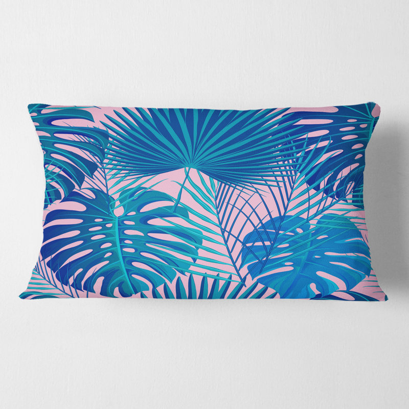 Coussin décoratif rétro à motif floral X - Mid-Century