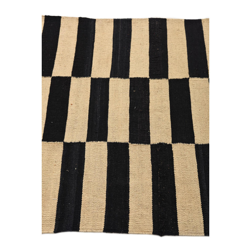 Tapis noir et blanc Ohlson
