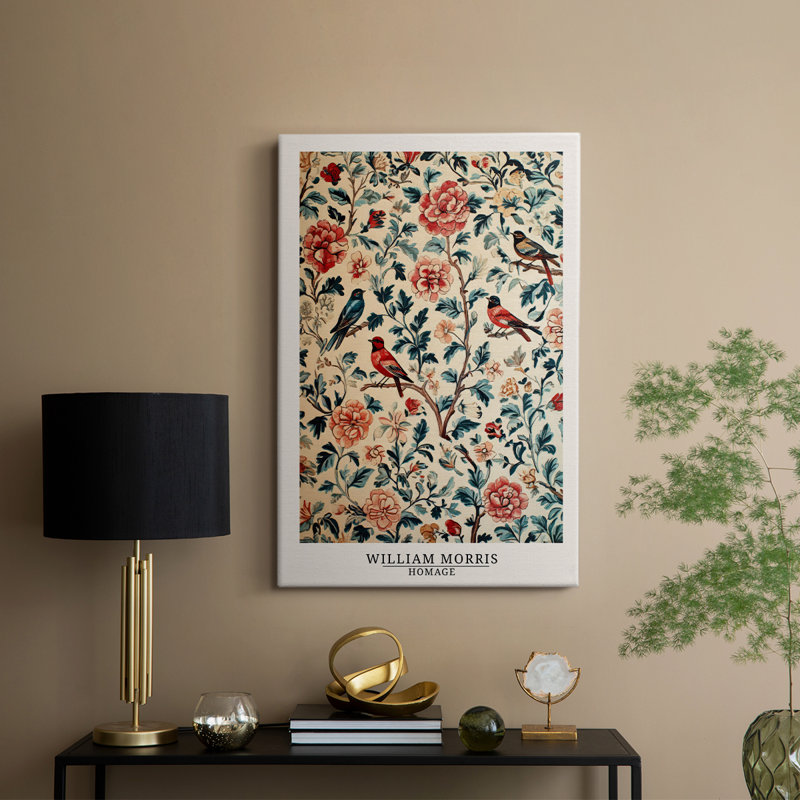 Wm Morris Series CXLII - Cavas enveloppés de galerie, H 60 po x l 40 po