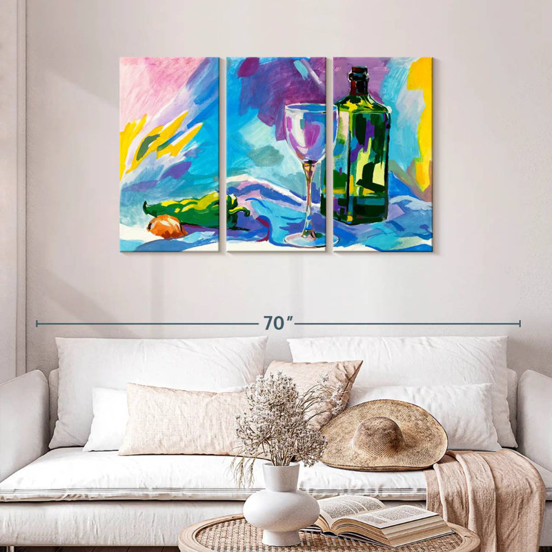 Yarlin Alcohol, 28" H x 45" W
